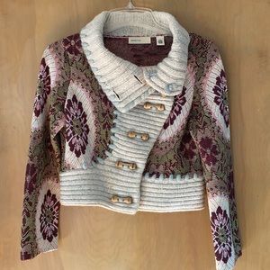 Sleeping on snow short cardigan